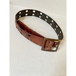 Vintage Harness House 36 Belt studded 90s unique Unisex Men women